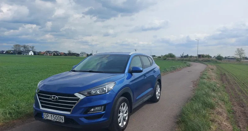 opolskie Hyundai Tucson cena 86500 przebieg: 71000, rok produkcji 2019 z Trzebnica
